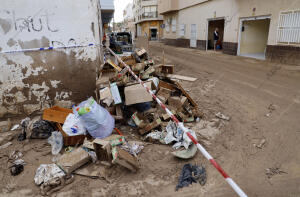 Destrozos provocados por las inundaciones de la Gota fría que azotó el Levante...