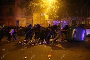 Reacciones independentistas en las calles tras la sentencia del Proces