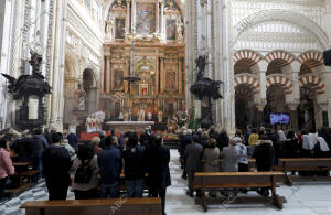 Misa de Navidad en la Mezquita Catedral, oficiada por el obispo de Córdoba,...
