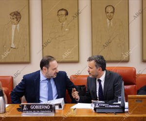 En la imagen, Ábalos, junto a Mario Garcés e Ignacio López