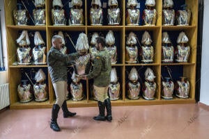 Reportaje sobre el cambio de la Guardia Real en el Palacio Real