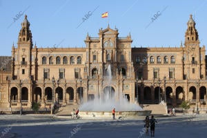 Reportaje en el parque de María Luisa