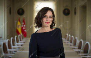 Entrevista a Isabel Díaz Ayuso, presidenta de la Comunidad de Madrid, el día del...