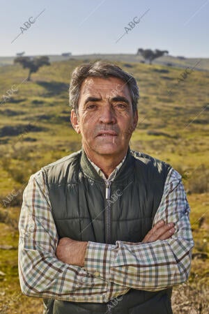 Victorino Martín en la finca «Las Tiesas de Santa María», sede de su ganadería...
