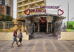 Hoteles, terrazas y cafeterías cerradas