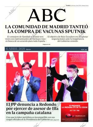 ABC MADRID 06-04-2021