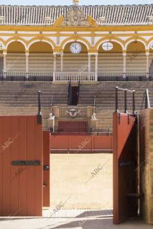 La plaza de Toros de la maestranza sin Actividad