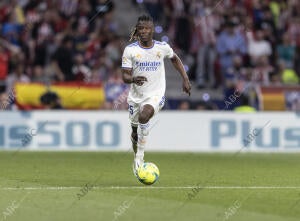 Partido de Liga jugado en el estadio Metropolitano entre el Atlético de Madrid y...