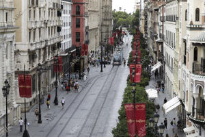 Reportaje de calles sin sombra. Avenida de la Constitución