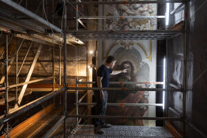 Restauración de los frescos de la Parroquia de la Magdalena