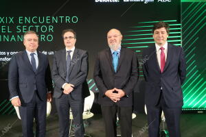 En la imagen, segunda mensa panel con Francisco Botas (Abanca)