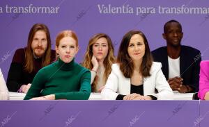 Consejo Ciudadano Estatal de Podemos, con Ione Belarra y demás cargos del...