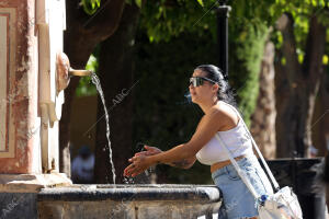 Turismo en el puente de Agosto. Calor