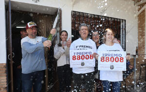 Primer premio del gordo en la Administración de Villarrubia