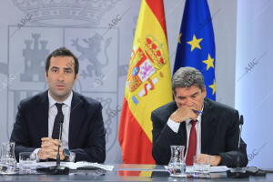 Rueda de prensa tras la reunión del Consejo de ministros con la ministra...