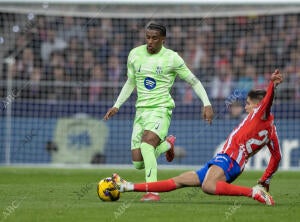 En la imagen, Balde y Giuliano Simeone
