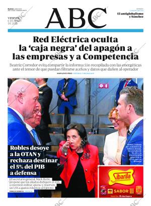 ABC MADRID 06-06-2025 página 1