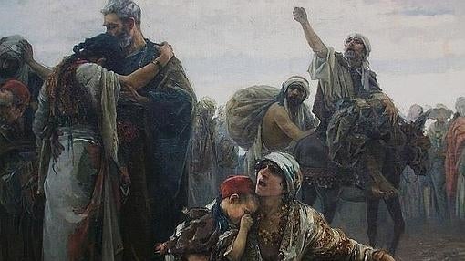 «La expulsión de los moriscos (1894)», de Gabriel Puig Roda.