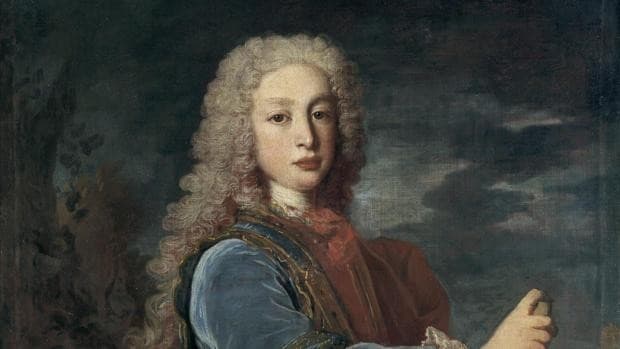 Retrato de Luis I como rey de España, por Jean Ranc (1724)