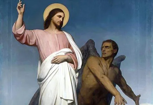 Satanás tentando a Cristo, cuadro de Ary Scheffer.