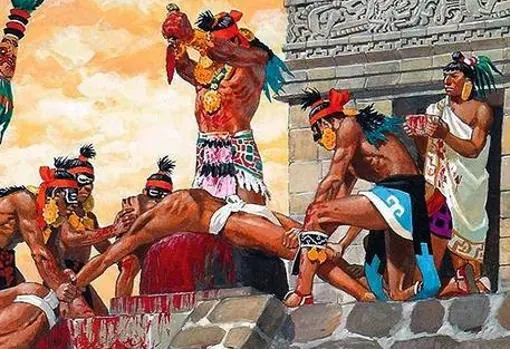 Recreación de un ritual azteca