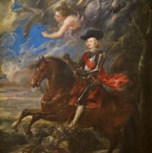 El cardenal-infante Fernando de Austria, en la batalla de Nördlingen