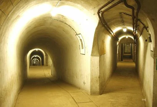 Interior del fuerte de Eben Emael