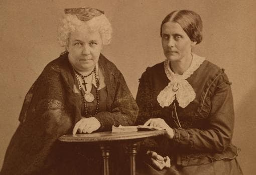 Elizabeth Cady Stanton y Susan B. Anthony, artífices de la «Declaración de Sentimientos de Seneca Falls»