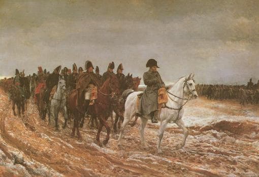 Napoleón Bonaparte, a caballo