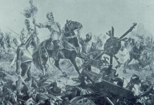 Ilustración de la batalla de Otumba