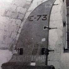 Cola del avión de Ramón Franco, en el Museo del Aire