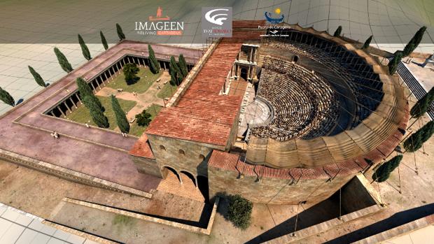 Regresa al pasado con tecnología 3D al esplendor del Imperio romano en Cartagena