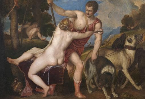 Danae y Venus y Adonis, las primeras "poesías" de Tiziano para Felipe II