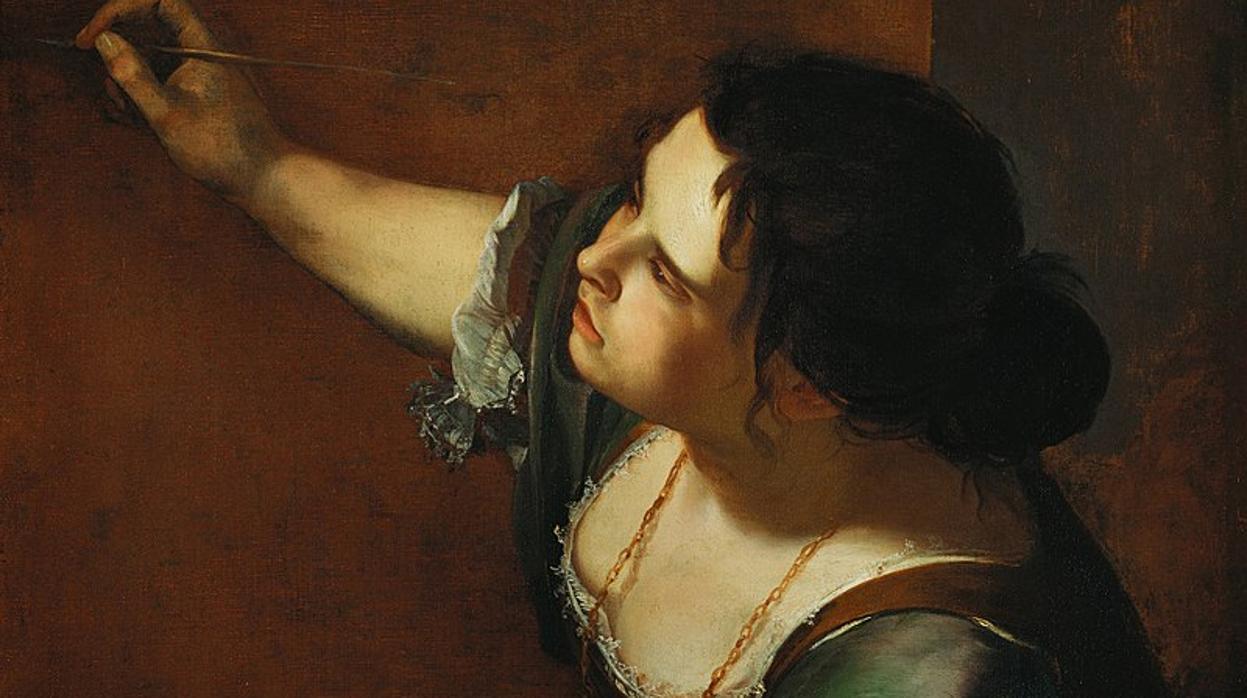 Auterretrato de Artemisia Gentileschi