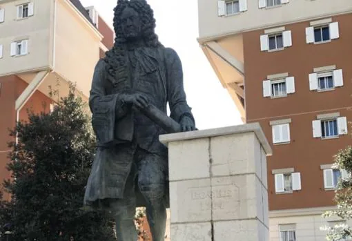 Estatua de Rooke en Gibraltar