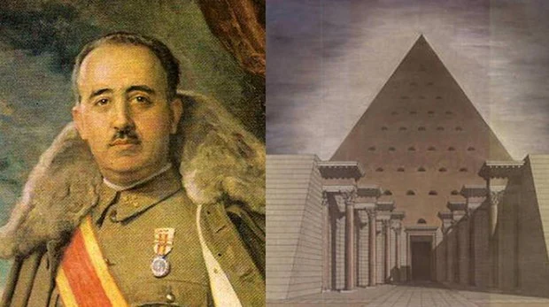 El diseño secreto del Valle de los Caídos: una gigantesca pirámide para enterrar a Franco