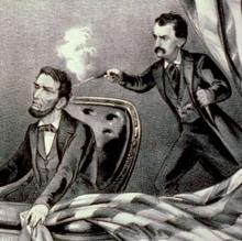 Representación del asesinato de Lincoln