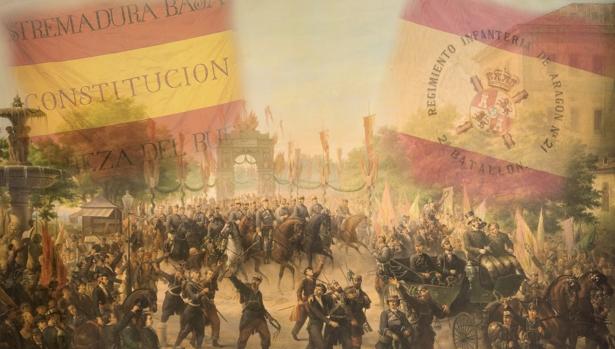 Así es la exposición del 175 aniversario de la bandera española