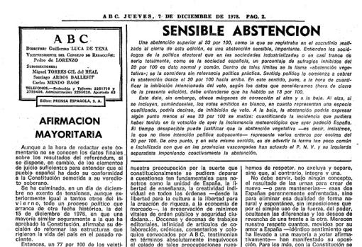 «El desafío de la esperanza»: cuando España dijo «sí» a la Constitución