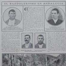 «El bandolerismo en Andalucía», decía este reportaje de la época que hablaba sobre Reverte