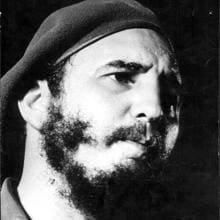Castro, en 1959, año del triunfo de la revolución y de su reunión con Betancourt