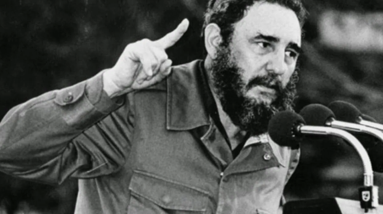 Castro, en 1961, dos años después de triunfar la revolución cubana y rotas ya las relaciones con Venezuela