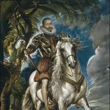 Retrato ecuestre del duque de Lerma, por Rubens