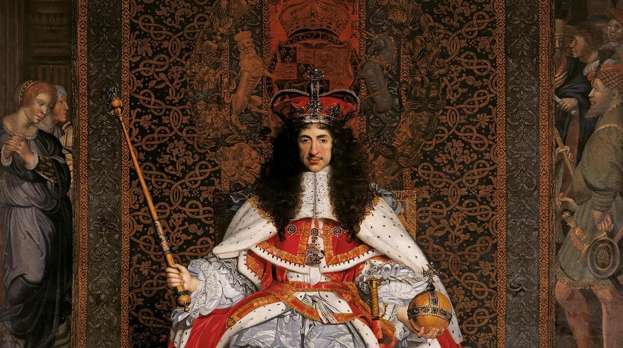 Carlos II, coronado en Westminster Abbey