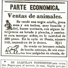 «Se vende negra sin defectos»: así era la impune venta de esclavos en la prensa española del siglo XIX