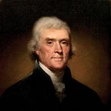 Retrato de Thomas Jefferson