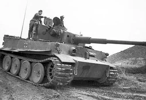 Tanque Tiger, en Túnez