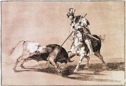 «El Cid Campeador lanceando otro toro», por Francisco de Goya
