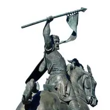 Estatua del Cid por Anna Hyatt Huntington en la Avenida del Cid de Sevilla