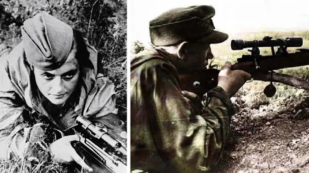 Arriba 76+ imagen francotiradores en la segunda guerra mundial